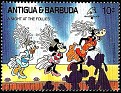 Antigua and Barbuda 1989 Walt Disney 10 ¢ Multicolor Scott 1212